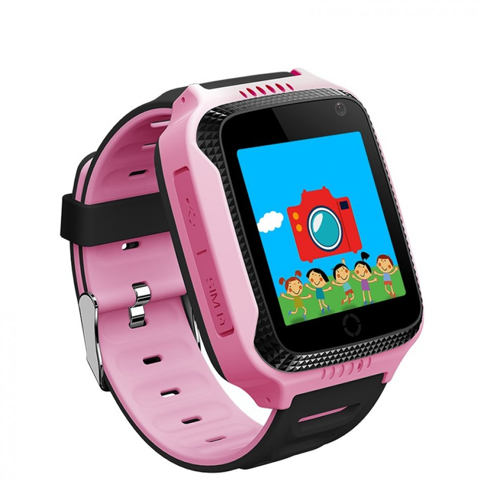 RESIGILAT Ceas smartwatch copii cu GPS TechONE™ Q528, cu functie telefon, ecran touchscreen 1.44