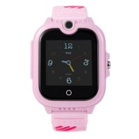 RESIGILAT Ceas smartwatch GPS copii Techone™ KT13 4G, apel video, camera ultrapixel, Wi-Fi + localizare video, rezistent la apa, telefon, SOS, touchscreen, monitorizare spion, Roz
