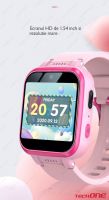 RESIGILAT Ceas smartwatch copii Techone® Y90, pedometru, 6 jocuri, camera foto dual, muzica, lanterna, reportofon, calculator, microfon, calendar, Albastru