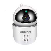 RESIGILAT Camera de supraveghere WIFI Loosafe® U1, compatibila Google Home si Alexa, exterior / interior, Full HD, 4X zoom, sunet bidirectional, rotire, stocare card/cloud, senzor miscare, alb