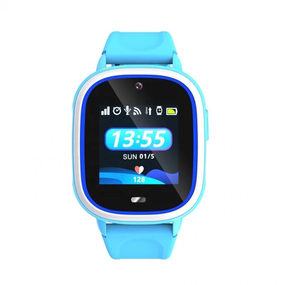 RESIGILAT Ceas smartwatch copii GPS TechONE™ TD31, WiFi, localizare foto, camera foto, rezistent la apa, telefon, buton SOS, alerta ceas desfacut, Albastru