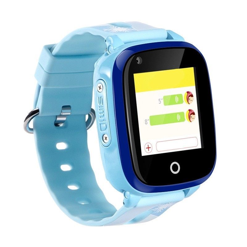 RESIGILAT Ceas smartwatch GPS copii Techone™ KT10 4G, foto ultrapixel, apel video, Wi-Fi, telefon, bluetooth, rezistent la apa, SOS, touchscreen, monitorizare spion, Albastru