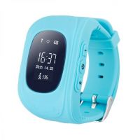 RESIGILAT Ceas smartwatch copii GPS Techone™ Q50 GPS, functie telefon, buton SOS si monitorizare spion, Albastru