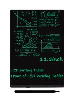 RESIGILAT Tableta de desenat color dubla Techone® 115B, 9.5 inch, LCD, ecran dublu, stilou si suport magnetic, negru