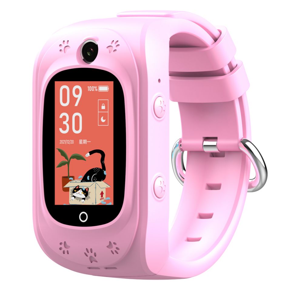 Ceas smartwatch GPS copii Techone FG41+, 4G VolTE, apel video, buton SOS, GPS AGPS WiFI, rezistent la apa, blocare apel, monitorizare spion, Roz