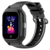 RESIGILAT Ceas Smartwatch GPS Copii Techone® KT23T 4G, 1.4 Inch, Temperatura Copil, Ritm Cardiac, Apel Video, Camera HD, Android, Buton SOS, WiFi, Rezistent la Apa, Blocare Apel, Monitorizare Spion, Negru