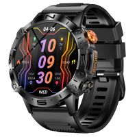 Ceas smartwatch barbati TechONE® K59 Ultra, 1.43 inch AMOLED, Convorbire Bluetooth HD, 100 Sporturi, Ritm Cardiac Multi Point, Tensiune, Oxigen, Carcasa Metalica, Difuzor, IP67, Negru