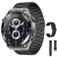 Ceas Smartwatch TechONE® KM25 Deep Sea, 1.52 inch AMOLED, Apel Bluetooth 5.3 HD, NFC, Ritm Cardiac Multi Point, AI, Busola, Tensiune, Oxigen, Carcasa Metalica, Difuzor, Notificari, IP68, Negru