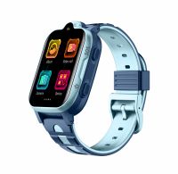 RESIGILAT Ceas smartwatch GPS copii Techone™ CT08 Full View IPS, 4G, apel video, camera HD, Wi-Fi, rezistent la apa IPX7, telefon, bluetooth, SOS, touchscreen, monitorizare spion, Albastru