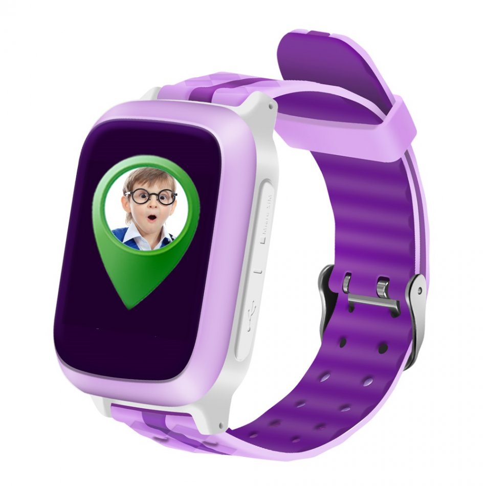 Smartwatch copii ceas GPS TechONE™ DS18, rezistent la apa, cu functie telefon, display color 1.44 inch, anti zgariere, monitorizare spion, buton SOS, roz