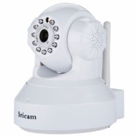 Baby monitor WIFI Sricam™ BabyM 300, night vision, camera rotativa, functie talk back, senzor miscare, alb