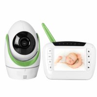 Baby Monitor WIFI SH025, sunet bidirectional, night vision, push to talk, rotire automata, senzor miscare, alb