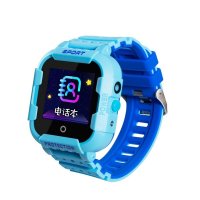 Ceas smartwatch GPS copii TechONE™ KT12 4G, apel video, camera ultrapixel, Wi-Fi, rezistent la apa, telefon, bluetooth, SOS, touchscreen, monitorizare spion, Albastru