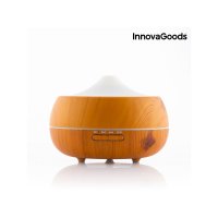 Difuzor aromaterapie InnovaGoods™ KD02, lumina ambientala, timer, ultrasunete, rezervor 300ml