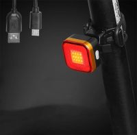 Stop bicicleta, Huerler® 2287, LED COB, rezistent la apa, lumina de atentionare rucsac, personal, clips prindere bicicleta sau rucsac, 6 moduri luminare, 800mAh, incarcare USB, negru