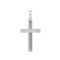 Pandant cruce cu cristale Zirconiu Argint 925